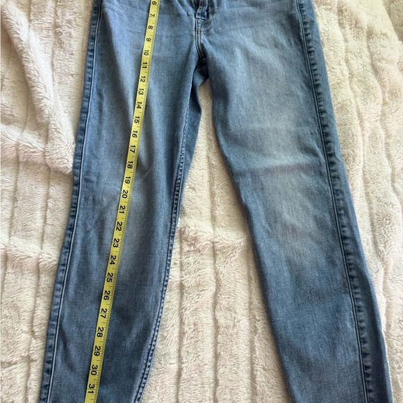 7 For All Mankind Kimmie Crop Jeans Women’s Size 28 Raw Hem Medium Wash - Picture 11 of 14